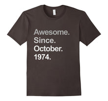 Awesome Since October 1974 Shirt 43rd Birthday Gifts TShirt