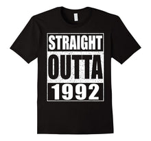 Straight Outta 1992 T-Shirt Funny 25th Birthday Gift Shirt