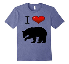 I LOVE BEARS SILHOUETTE T-Shirt -Perfect for Animal Lovers