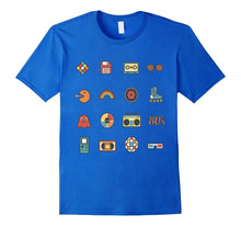I Love 80's With Boombox, Cassette and Floppy Disk Tee Shirt