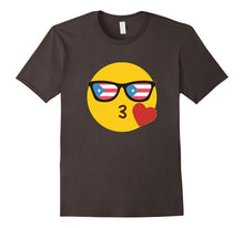 Emoji Puerto Rico T-Shirt Puerto Rican Flag Sunglasses Funny