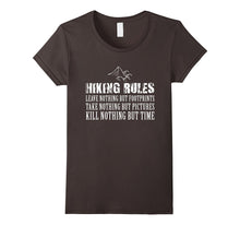 Hiking Rules T-Shirt, Funny Hiking Lover Sarcastic Quotes