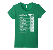 Amelia Facts T Shirt for Amelia With Funny Facts
