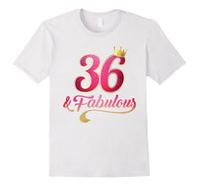 36th Birthday Queen Fabulous 36 Years Old T-Shirt