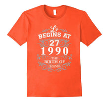 Made in 1990 27th Birthday 27 Years Old Gift T-Shirt
