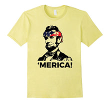 Funny Abe Lincoln T-Shirt Patriotic USA Red White and Blue