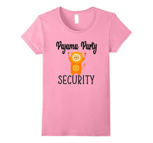 Pajama Party Security Lion Fun T Shirt