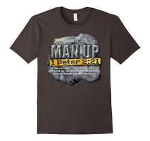 Man Up Peter 2:21 Bible Verse Christian Jesus T-Shirt