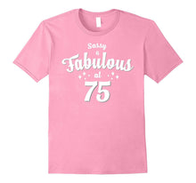 75th Birthday Gift T-Shirt Sassy & Fabulous at 75