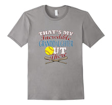 Distressed Softball Granddaughter, Grandma & Grandpa T-Shirt
