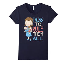 New Twin Mom T-Shirt for Women, New Parents, & Twin Mothers
