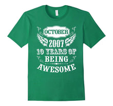 10th Birthday Shirt October 2007 Kid Age 10 Years Old Shirts