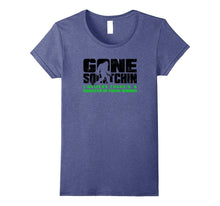 Funny Bigfoot T Shirt - Gone Squatchin Tee - Black Ink