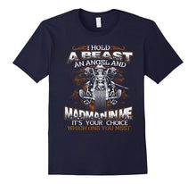 I Hold a Beast an Angle and Madman in Me Biker T-Shirt