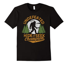 Bigfoot T-Shirt Undefeated Hide & Seek Sasquatch Yeti Gift