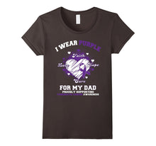 I Wear Purple for My Dad Pancreatic Cancer Awareness T-Shirt