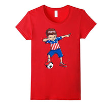 Soccer Dabbing T Shirt Dab USA Flag Dance Funny Football Boy