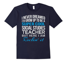 Super Cool Social Studies Teacher T Shirt Funny School Gift