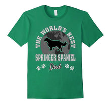 Mens the World's Best Springer Spaniel Dad TShirt