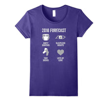 2018 Forecast Shirt New Expecting Dad Mom Baby Announcement