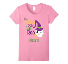 Halloween Pregnancy Shirt Ghost Mommy Due Boo 2 April 2018