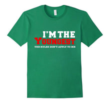 Funny Youngest Child Rules Don't Apply to Me Tshirt Siblings