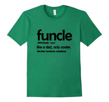 Mens Funcle Like a Dad Only Cooler Tshirt Cool Uncle Gifts
