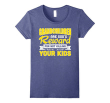 Funny Grandma T-Shirt Grandchildren Are Gods Reward Shirt