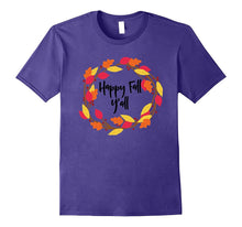 Thanksgiving Fall Autumn T-Shirt Happy Fall Y'all Tee Shirt