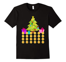 Cute Christmas Advent Calendar Emoji Ornament Gift T Shirt