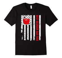 Best Bearded Dad Ever American Flag T-Shirt