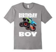 Birthday Boy Vintage Bday Boys Jumping Monster Truck T-Shirt