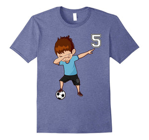 #5 Soccer Shirt for Boys Funny Dabbing Dab Dance Soccer Ball