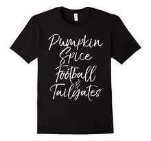 Pumpkin Spice Football & Tailgates Shirt Love Fall Fun Tee