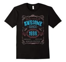 18th Birthday Gift Shirt Vintage Awesome Since 1999 18 Years
