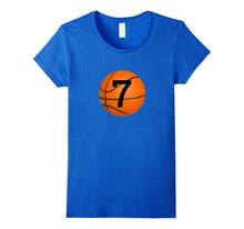 "#7 Basketball Birthday T Shirt