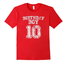 10th Birthday Sports Jersey T Shirt - 10 Year Old Boy Tee