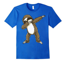 Sloth Dabbing T-Shirt Funny Animal Dab Dance Shirt Gifts Tee