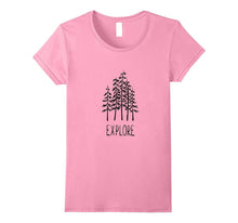Explore Pine Trees Camping Shirt Tribal Outdoors Forrest