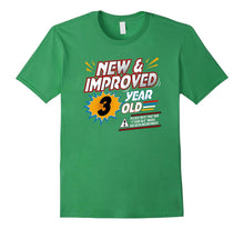Funny 3rd Retro Birthday T-Shirt 3 Yr Old Comical Cartoon