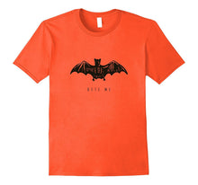 Bat T-Shirt - Bite Me Bat Funny Halloween Shirt