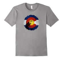 Colorado Flag T-Shirt With Fly Fishing Design