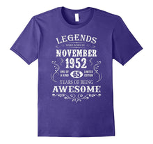 Legends Were Born in November 1952-65th Birthday Gift Shirt