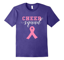 Pink Ribbon Breast Cancer Cheer Squad Cheerleading T Shirt