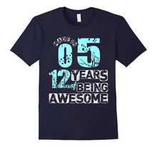12 Years of Being Awesome T-Shirt Made in 2005 Tee