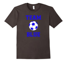 Team Blue Boy Soccer Ball T-Shirt Gender Reveal Party Time