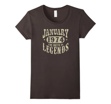 43 Years 43rd Birthday January 1974 Birth of Legend T-Shirt
