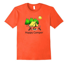 Happy Camper - Fun Camping Tee Shirt