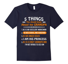 5 Things You Should Know About My Grandpa T Shirt