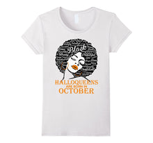 Halloqueens Are Born in October Shirt - Halloween Shirt